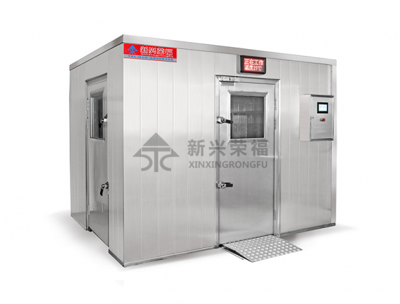 中央廚房餐具消毒神器，新興榮福熱風(fēng)循環(huán)消毒存儲(chǔ)庫(kù)